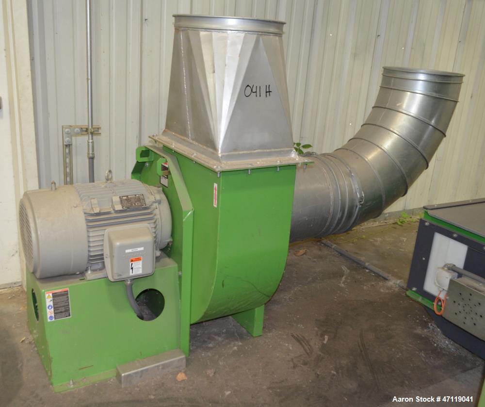 Used Munch Pellet Mill System Consisting Of: (1) Vecoplan incline feed conveyor, approximate 60" wide x 26 long, approximate 168" discharge height, driven by a 5hp gear motor, (1) Ensign dosing hoppe...