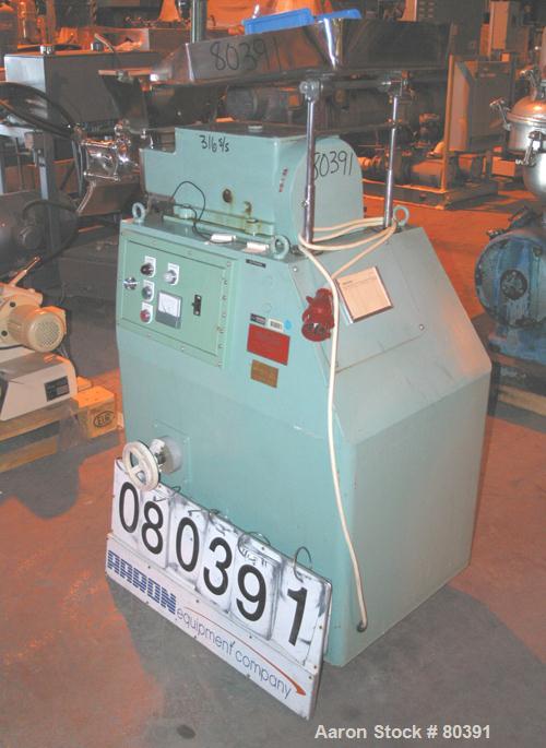 Used Fuji-Paudal-Russell Finex Ltd Twin Screw Wet Granulator Extruder, Type EXDS-60