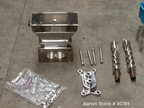 Used Fuji-Paudal-Russell Finex Ltd Twin Screw Wet Granulator Extruder, Type EXDS-60