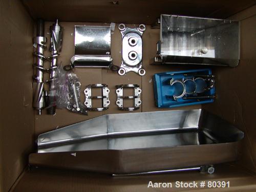 Used Fuji-Paudal-Russell Finex Ltd Twin Screw Wet Granulator Extruder, Type EXDS-60