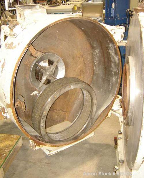 USED: 200 hp Sprout-Bauer pellet mill, stainless steel contact parts,model #21NW-250. 44" diameter, 9" door inlet, 15" stainless steelconditioner, 24-1/2" diameter die. Conditioner motor 5 hp, 220-23...