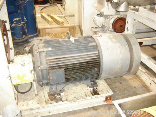 USED: 200 hp Sprout-Bauer pellet mill, stainless steel contact parts,model #21NW-250. 44" diameter, 9" door inlet, 15" stainless steelconditioner, 24-1/2" diameter die. Conditioner motor 5 hp, 220-23...