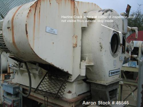 USED: Sprout Waldron model 501G pelletizer. Stainless steel productcontact parts. With model 20 x 58 stainless steel conditioner, 7.5 hpmotor. Mill driven from 40 hp 3/60/460V/900 rpm motor through V...