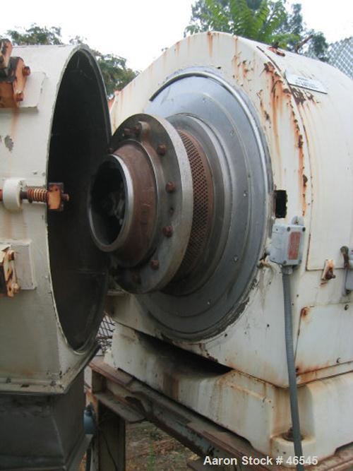 USED: Sprout Waldron model 501G pelletizer. Stainless steel productcontact parts. With model 20 x 58 stainless steel conditioner, 7.5 hpmotor. Mill driven from 40 hp 3/60/460V/900 rpm motor through V...