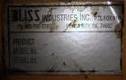 Used Carbon Steel Bliss Industries Pioneer Series Pellet Mill