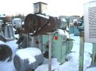 Used CPM 2-Roll Pellet Mill with 2 hp varispeed stainless steel feeder.  15 Hp carbon steel paddle mixer.  3/8