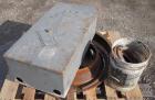 Used California Pellet Mill, Model 7122, carbon steel. Unit includes front hood and conditioner. Missing both motors, die, and rollers.