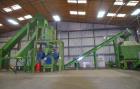 Used Munch Pellet Mill System Consisting Of: (1) Vecoplan incline feed conveyor, approximate 60