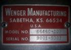 Used Wenger Horizontal Twin Shaft Differential Diameter Cylinder Pre-conditione