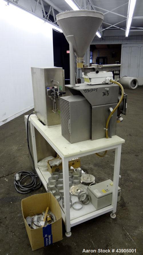 Used Stainless SteelAlpine Laboratory Fines Impact Mill Grinding System, Model 100 UPZ-II