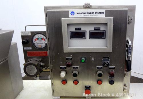 Used Stainless SteelAlpine Laboratory Fines Impact Mill Grinding System, Model 100 UPZ-II