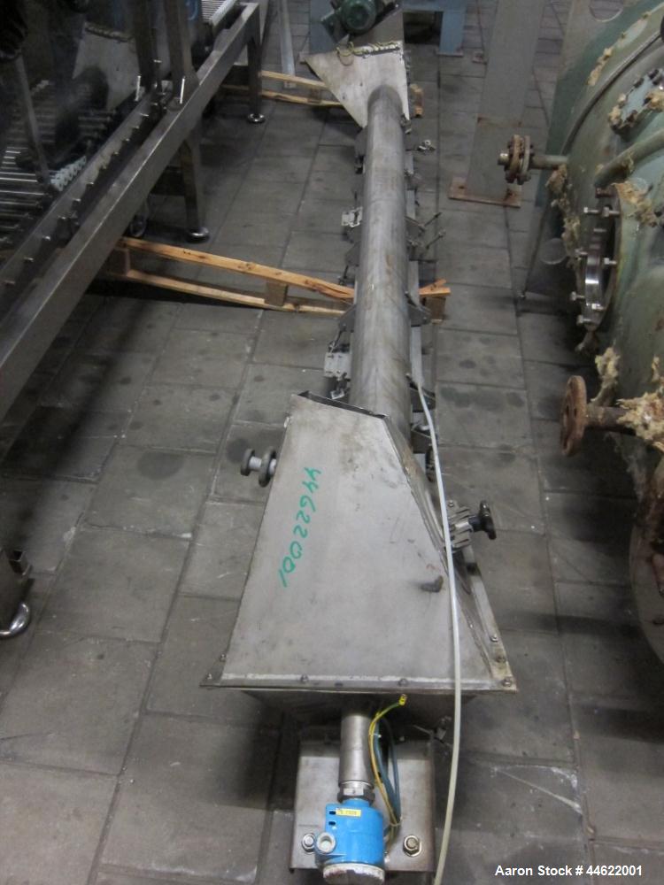 Used Alpine Mill, Model 315UPZ, stainless steel construction. Mill speed 9000 rpm. 29.3 Hp/22 kW motor, 50 Hz, EX. Includes inclined conveyor, hopper and technical documentation. New 1986. Frame moun...