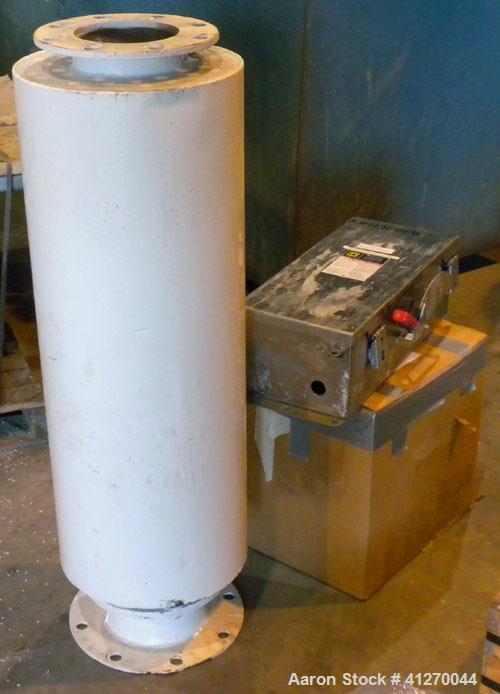 Used Bauermeister Universal Mill, Model UT22, Carbon Steel. Approximately 18-1/2" diameter x  6" deep sieve ring assembly, Approximately 17-1/2" diameter revolving rotor. Hinged front door with a top...