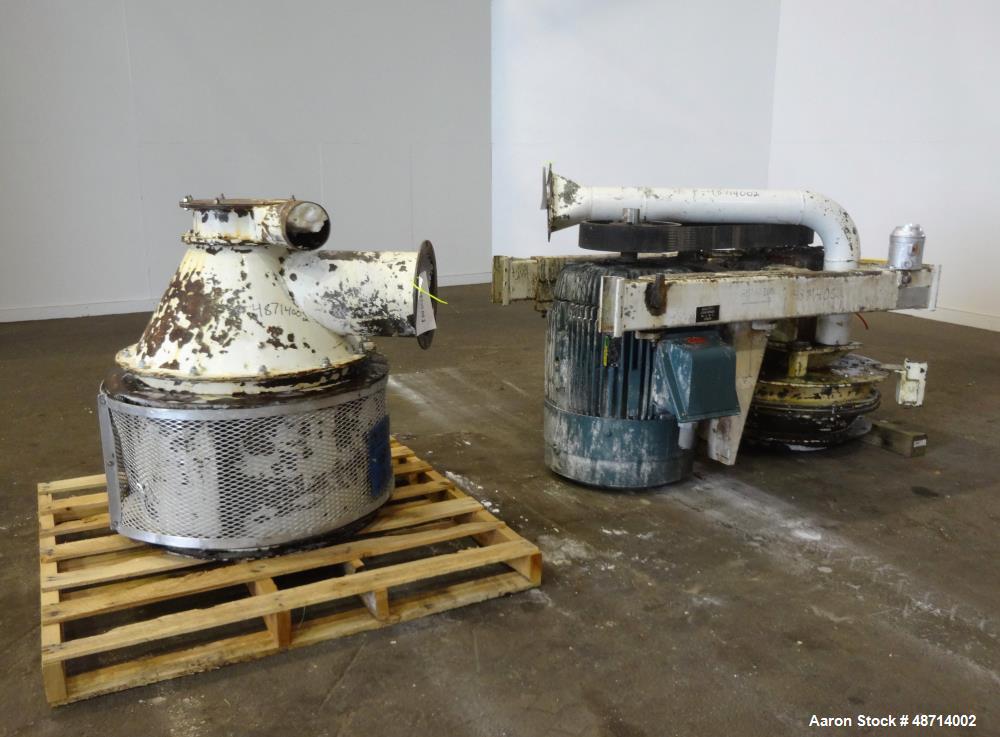 Used Entoleter Centrifugal Impact Mill, Carbon Steel.