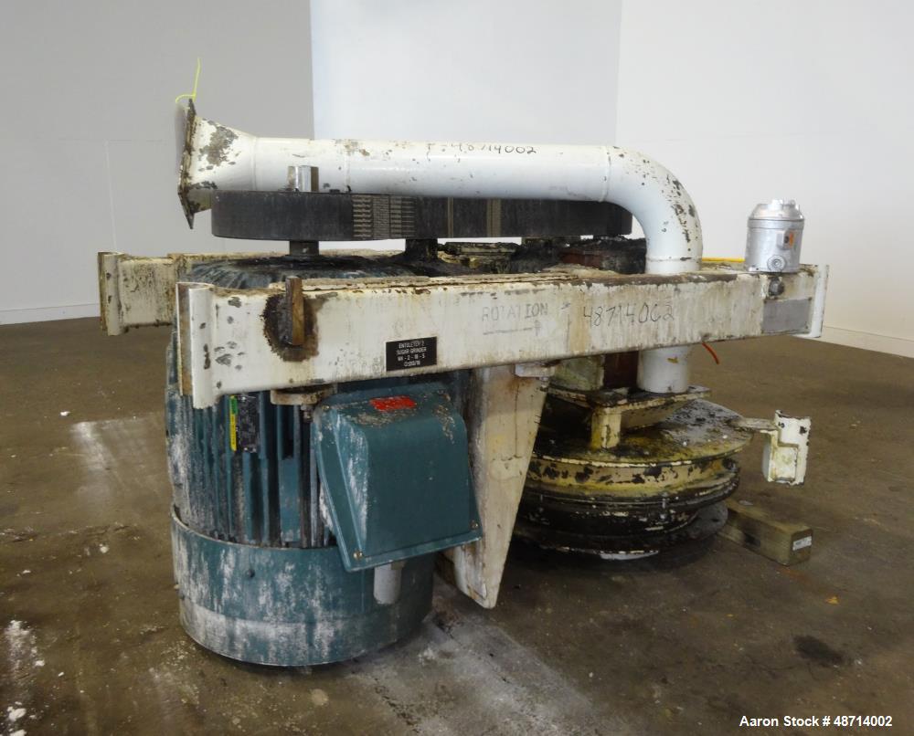Used Entoleter Centrifugal Impact Mill, Carbon Steel.
