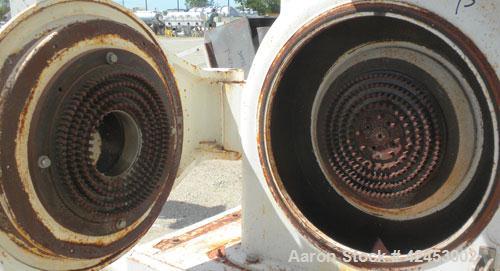 Used Kemutec Pin Mill Grinding System consisting of: (1) Kemutec Powder Technology Pin Mill, model 3H PD, carbon steel, 13" diameter disc. 4-1/4" x 7" Inlet, 6" bottom outlet, driven by a 30 hp, 3/60...
