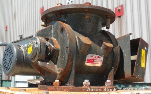 Used Kemutec Pin Mill Grinding System consisting of: (1) Kemutec Powder Technology Pin Mill, model 3H PD, carbon steel, 13" diameter disc. 4-1/4" x 7" Inlet, 6" bottom outlet, driven by a 30 hp, 3/60...