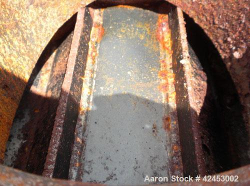 Used Kemutec Pin Mill Grinding System consisting of: (1) Kemutec Powder Technology Pin Mill, model 3H PD, carbon steel, 13" diameter disc. 4-1/4" x 7" Inlet, 6" bottom outlet, driven by a 30 hp, 3/60...