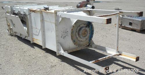 Used Kemutec Pin Mill Grinding System consisting of: (1) Kemutec Powder Technology Pin Mill, model 3H PD, carbon steel, 13" diameter disc. 4-1/4" x 7" Inlet, 6" bottom outlet, driven by a 30 hp, 3/60...