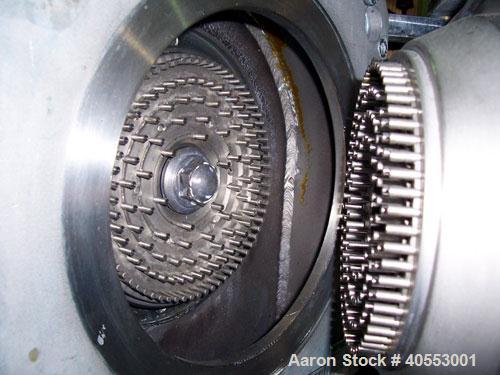 Used Netzsch pin mill, model CUM 150. 10 hp explosion proof, 3450 rpm motor. Manufactured 2001.