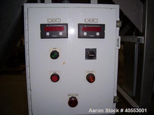 Used Netzsch pin mill, model CUM 150. 10 hp explosion proof, 3450 rpm motor. Manufactured 2001.