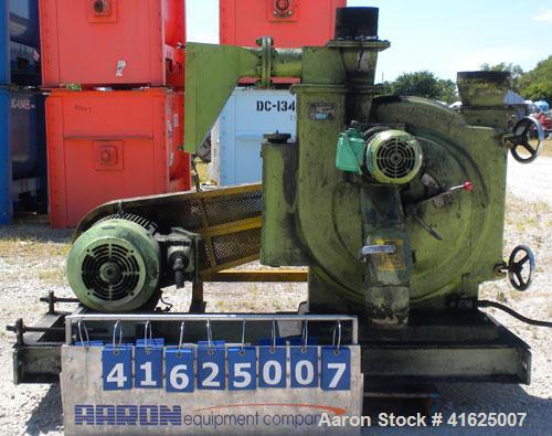 Used Yaskawa and Company YM Micro Cut Classifying Mill, Type YACA-400HS. Capacity 300 to 20000 kg/hr, cut size 8 micron meter to 100 micron meter. 15" diameter grinding disk, 4130/40 stainless steel....