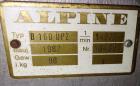 Used Alpine Mill, 160 UPZ, type B160 UPZ