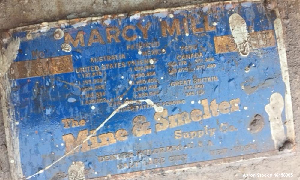 Used Marcy 3' x 8' Ball / Rod Mill