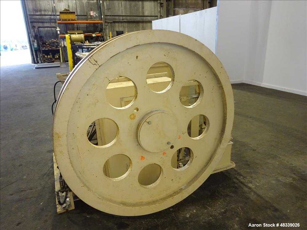 Used Gundlach Heavy Duty Roll Crusher, Model 3020D, Carbon Steel.