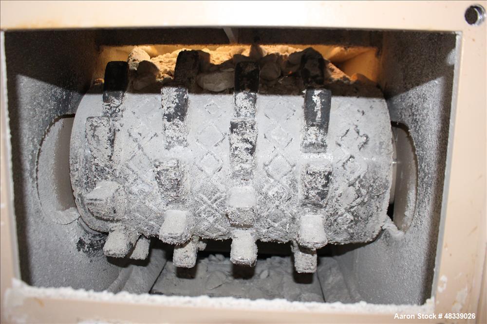 Used Gundlach Heavy Duty Roll Crusher, Model 3020D, Carbon Steel.