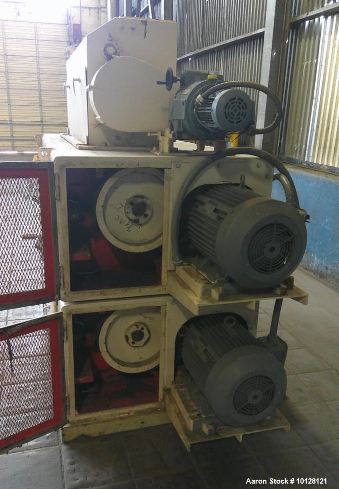 Used Suehiro M-15 2 Pair High Cracking Roller Mill | Industrial Corrugated Roll Mill