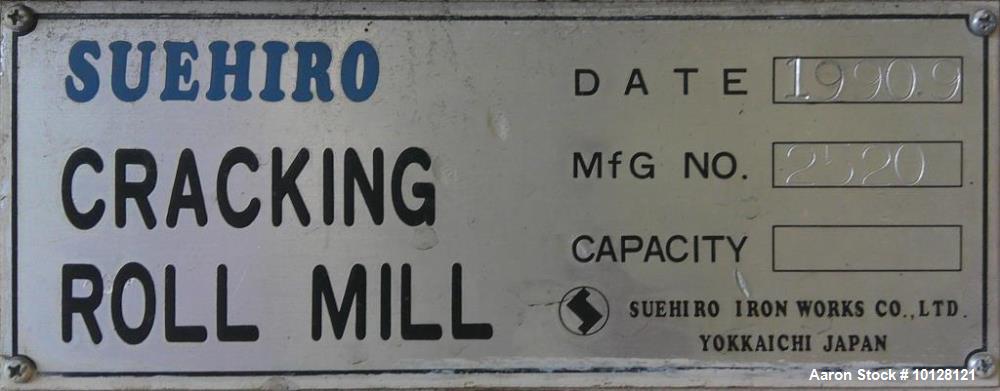 Used Suehiro M-15 2 Pair High Cracking Roller Mill | Industrial Corrugated Roll Mill