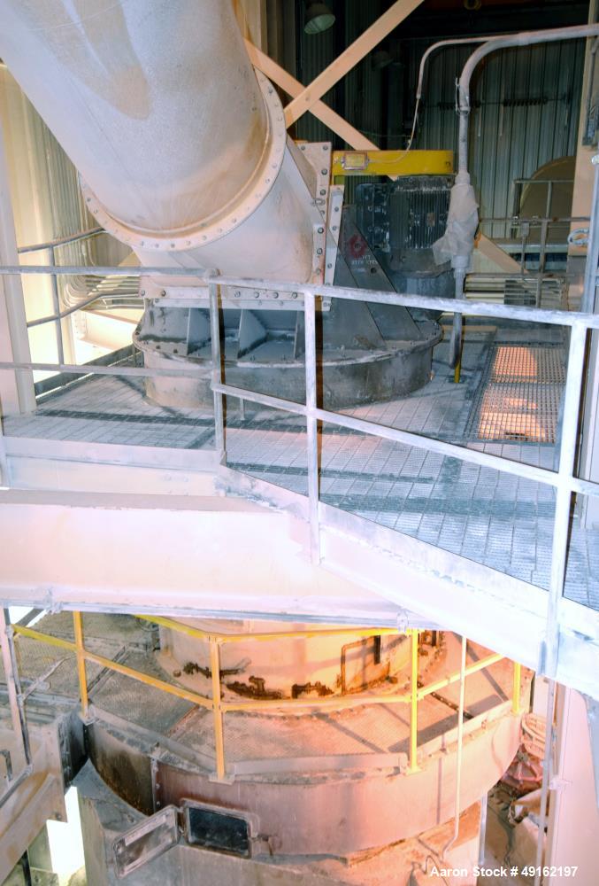 Used Raymond Roller Mill, Model 73612, Carbon Steel.