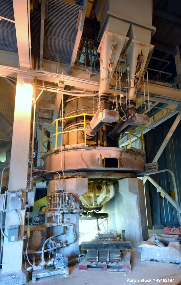 Used Raymond Roller Mill, Model 73612, Carbon Steel.