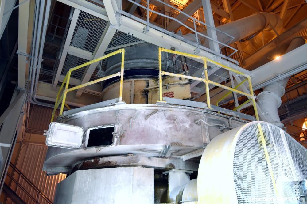 Used Raymond Roller Mill, Model 73612, Carbon Steel.