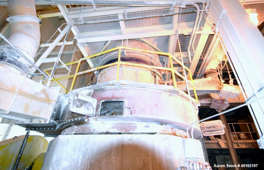 Used Raymond Roller Mill, Model 73612, Carbon Steel.