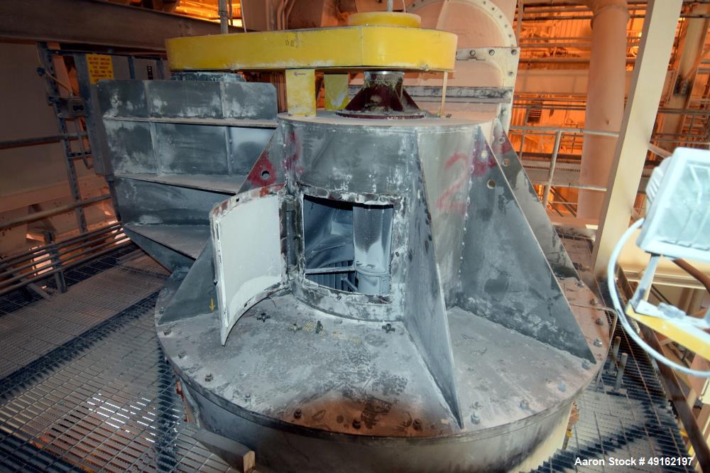 Used Raymond Roller Mill, Model 73612, Carbon Steel.