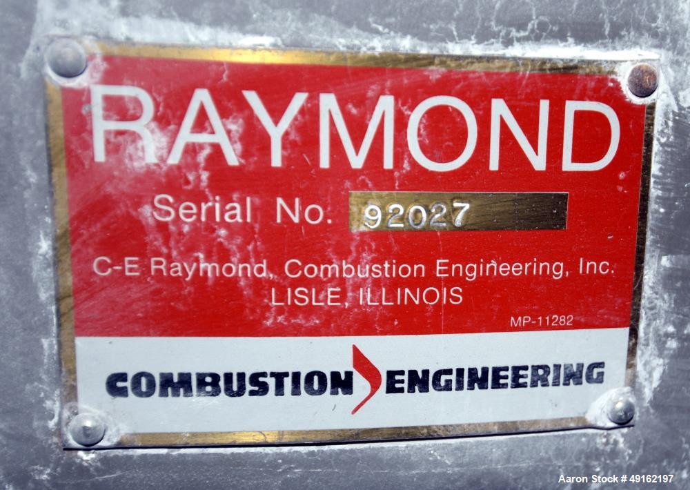 Used Raymond Roller Mill, Model 73612, Carbon Steel.