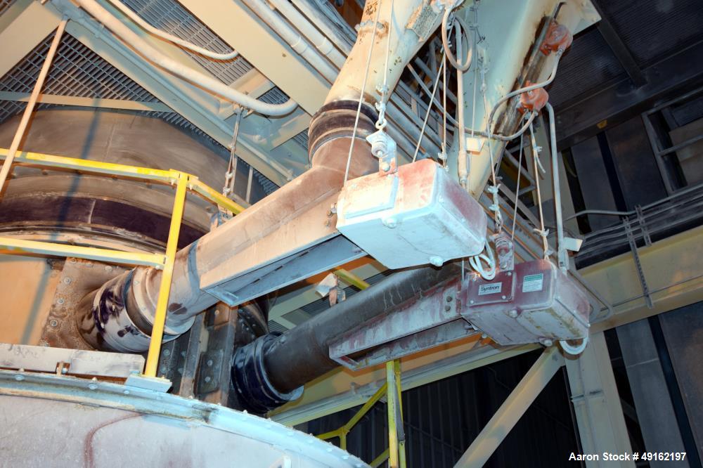 Used Raymond Roller Mill, Model 73612, Carbon Steel.