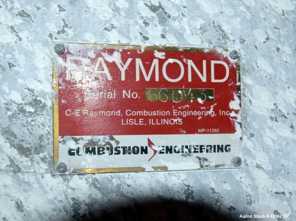 Used Raymond Roller Mill, Model 73612, Carbon Steel.