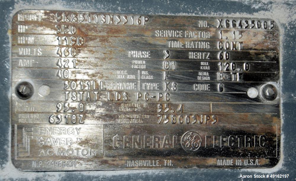 Used Raymond Roller Mill, Model 73612, Carbon Steel.