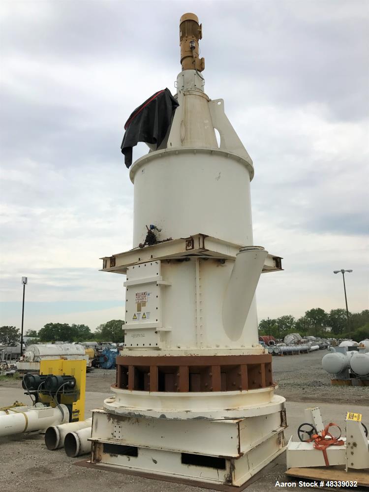 Used Williams 85" Fluid Bed Roller Mill.