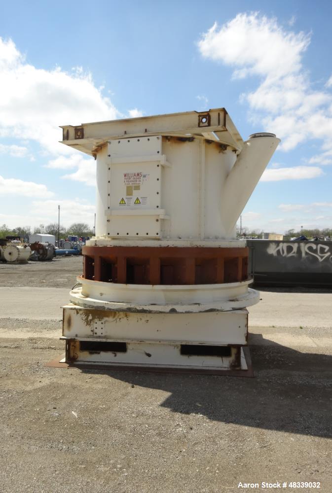 Used Williams 85" Fluid Bed Roller Mill.