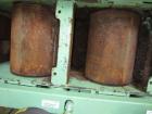 Used CPM Roskamp Series 900 Roller Mill, Type DP900-12, Carbon Steel.  (2) Pairs of  9’’ diameter x 12’’ wide rolls. Manually adjustable.  Manual feed gate adjustment, top feed hopper.  Driven by a 1...