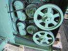 Used CPM Roskamp Series 900 Roller Mill, Type DP900-12, Carbon Steel.  (2) Pairs of  9’’ diameter x 12’’ wide rolls. Manually adjustable.  Manual feed gate adjustment, top feed hopper.  Driven by a 1...