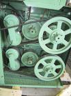 Used CPM Roskamp Series 900 Roller Mill, Type DP900-12, Carbon Steel.  (2) Pairs of  9’’ diameter x 12’’ wide rolls. Manually adjustable.  Manual feed gate adjustment, top feed hopper.  Driven by a 1...
