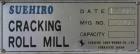 Used Suehiro M-15 2 Pair High Cracking Roller Mill | Industrial Corrugated Roll Mill
