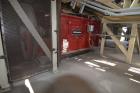 Used McLanahan 24” X 48” Heavy Duty Double Roll Crusher, Part# HDDR2448007, Carbon Steel. Designed for Trona at 700 tons per hour at 85 pounds per cubic foot bulk density. Dual flywheel drive with (2...