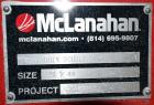 Used McLanahan 24” X 48” Heavy Duty Double Roll Crusher, Part# HDDR2448007, Carbon Steel. Designed for Trona at 700 tons per hour at 85 pounds per cubic foot bulk density. Dual flywheel drive with (2...