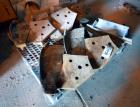 Used Raymond Roller Mill, Model 73612, Carbon Steel.